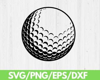Golf Ball SVG: Cricut & Silhouette Cut File (Digital Download)