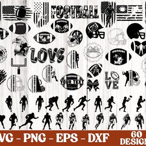Football SVG Bundle - Football PNG Bundle - Football SVG Cut Files For Cricut - Football Clipart - Football Svg Bundle - Football Png Bundle