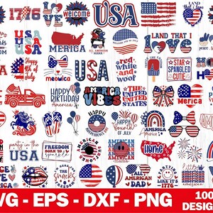 4th of July SVG Bundle,July 4th SVG, fourth of july svg, independence day svg, patriotic svg.