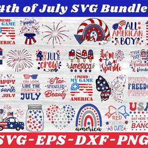 4th of July SVG Bundle,July 4th SVG, fourth of july svg, independence day svg, patriotic svg.
