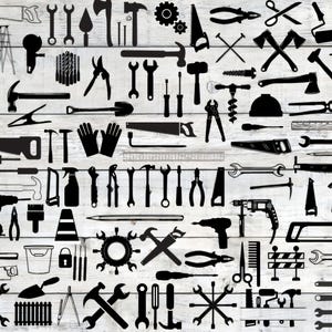Tools SVG Bundle, Tools PNG Bundle, Tools Clipart, Tools SVG Cut Files for Cricut, Mechanic Tools svg, Wrench Svg, Hand Tool Svg For Cricut