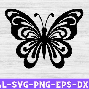 Butterfly SVG, Cricut, Silhouette, Butterfly,Eps, Png, Jpg, pdf, Cut File, Clipart