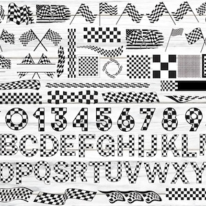 RACING FLAG SVG, Instant Download, Racing Stripes Svg, Racing ClipArt, Race Car Flag Svg, Start Flags Svg, Flag ClipArt, Racing Cut File Svg