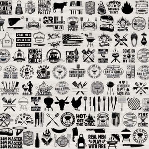 Barbecue-Svg-Bundle, BBQ-Zitate, Grillen-Svg, Chill-Svg, BBQ-Svg, Papas Bar und Grill-Svg, Bbq-Master, BBQ Png, Datei für Cricut, Silhouette