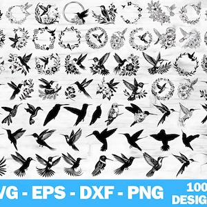 Hummingbird SVG, Bird Svg, Flying Bird Svg, Hummingbird Cricut, Bird Clip Art, Hummingbird Clipart, Cut Files for Cricut, Bird Silhouette