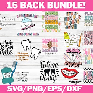 Dentist SVG Bundle, Dental SVG Bundle, Dentist Quotes SVG, Dental Shirt svg, Tooth svg, Future Dentist svg, Cut Files for Cricut, Silhouette