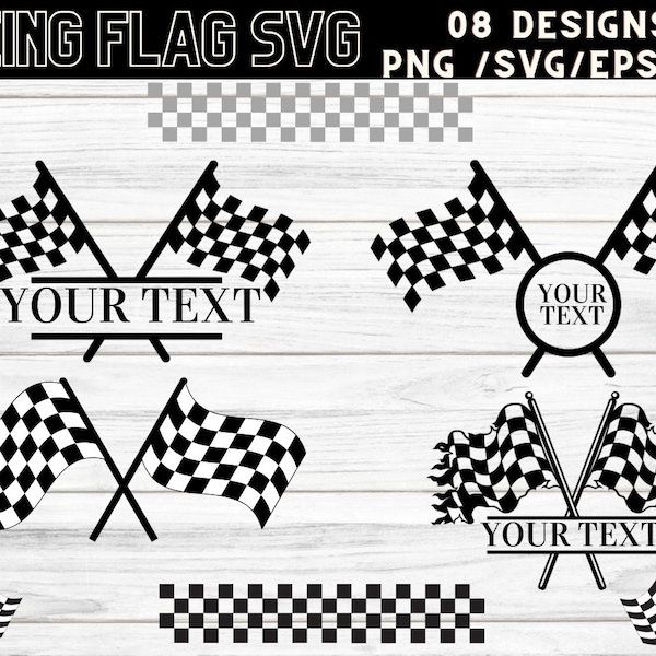 Racing Flag SVG,Start Flags,Race,Checkered Flag,Finish Flags,Checker,Topper,Monogram,DXF,Cut file,Cricut,Silhouette,Instant download