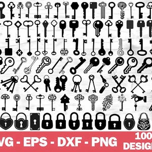 Key SVG, Key Clipart, Keys Svg Bundle, Magic Key Svg, Vintage Key Svg, Lock Svg, Key Lock Clipart, Key Vector, Key Cut File, Key Silhouette