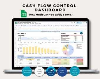 Small Business Cash Flow Projection Dashboard (Google Sheets)