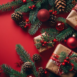 Banner di Natale Firma e-mail Alta risoluzione Bellissimo modello Sfondo Sfondo Buon Natale Carole