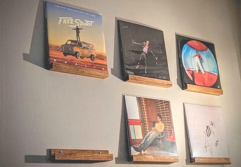 Vinyl Record Wall Display