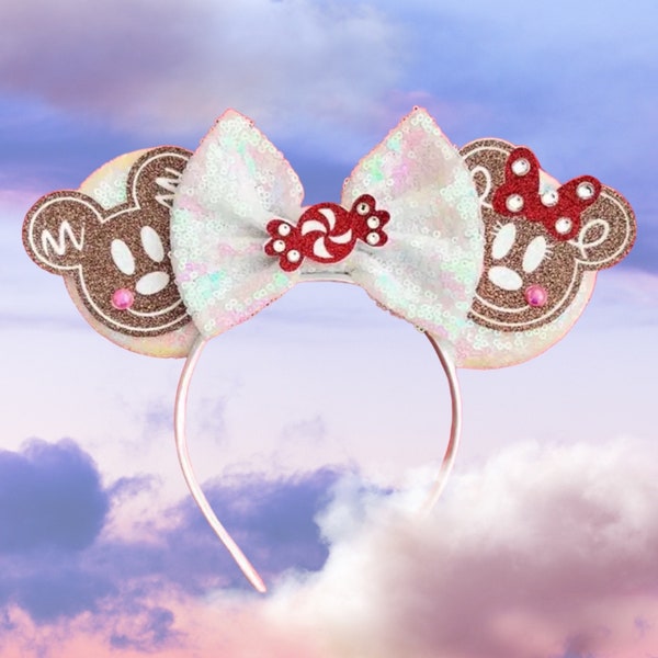 Ears Noël Mickey et Minnie Gingerbread