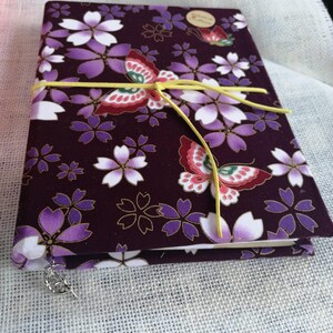 Handmade fabric notebook