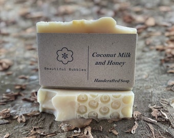 Coconut milk and honey Organic handmade soap