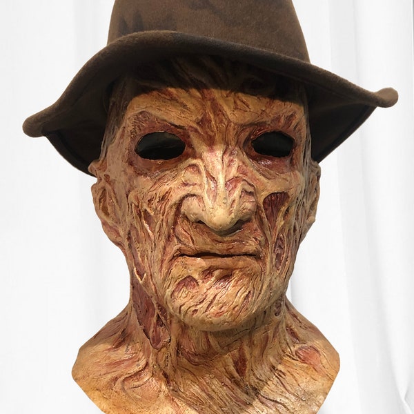 Freddy Krueger Latex mask & Hat, halloween, horror