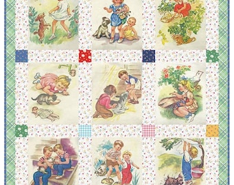 Simple Pleasures Precious Little Things Panel Quilt Kit 39" x 45"