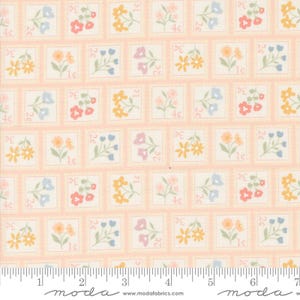 Cottage Charm Koral Kicks Stamp Fabric 31751 14 Moda from My Sew Quilty Life