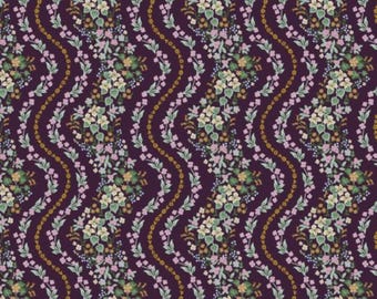Dahlia - Wildwood Vines - Aubergine metallic van geweerpapier P1603-AU2M