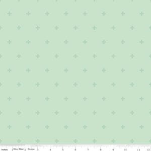 Sunsetridge Crosses Mint from Minki Kim for Riley Blake Designs C15737R-MINT