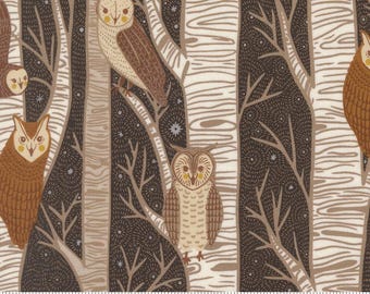 Night Owl Midnight 48420 24 Moda by Gingiber