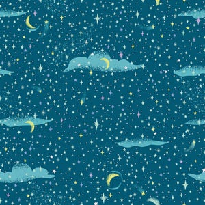 Forever Neverland Peter Pan Pixie Dust - Night from Jill Howarth for Riley Blake Designs C15905R-NIGHT