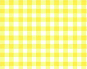 Heather Ross by Hand - Lemon Essential Gingham von Windham Fabrics 54258D-13