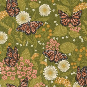 Bee Garden Metallic Ivy 48412 12M by Gingiber for Moda Quilt Fabric