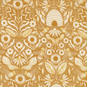 Bee Garden Beeswax 48414 14 by Gingiber for Moda Quilt Fabric