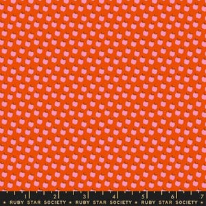 Catnap Rojo Cálido RS4134 14 Tela Manzana Ruby Star Society