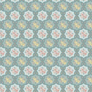 Wildwood Dwellings - Teal Quilty Patches WW25107 from Sheri McCulley and Poppie Cotton