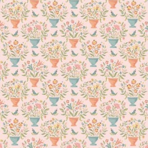 Wildwood Dwellings - Blush Flower Pots WW25117 from Sheri McCulley and Poppie Cotton