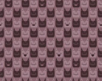 Tela de Halloween con gatos: Ghostly & Haunted - Midnight Meows, diseñada por AGF Studio GHH13139