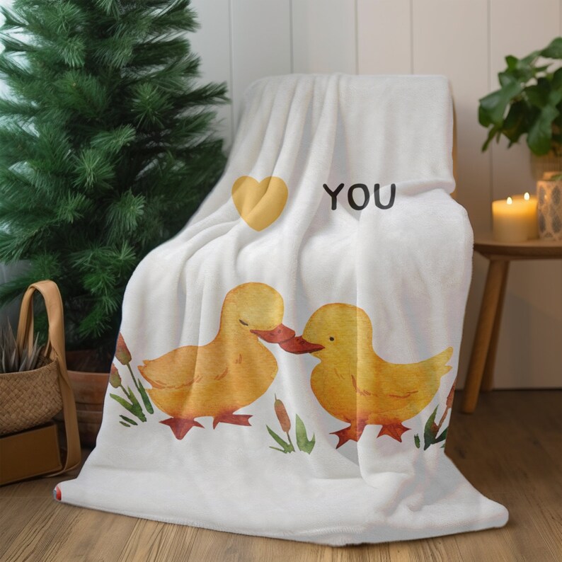 Lovely Duck Blanket Animal to Baby Blankets Personalized Etsy