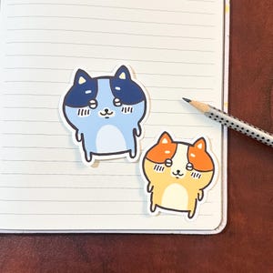 Adesivos de vinil Chikawa x Bluey para fãs de Chikawa e Bluey