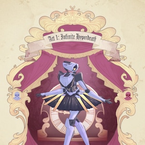ULTRA DANCE Act I: Infinite Hyperdeath V1 ULTRAKILL art print by Loversgothic