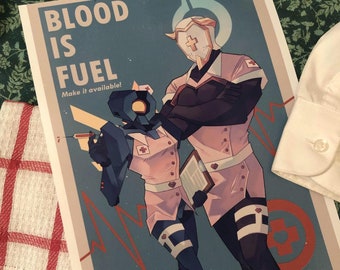 Ultra Nurses Blood donation V1 & Gabriel ULTRAKILL art print by Plagued Priest