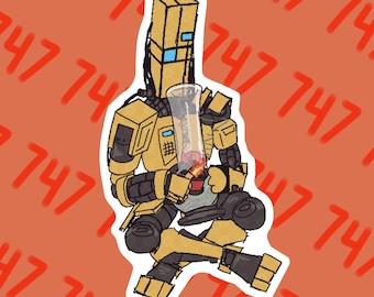 Adesivi Swordmachine Bong ULTRAKILL disegnati da 747shove