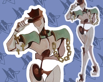 Diligenza Il leader virtuoso di The Gaslight District Adesivo disegnato da magnumopos