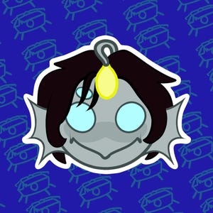 Cute Sebastian Solace Pressure Roblox Die Cut Sticker Designed by arensika