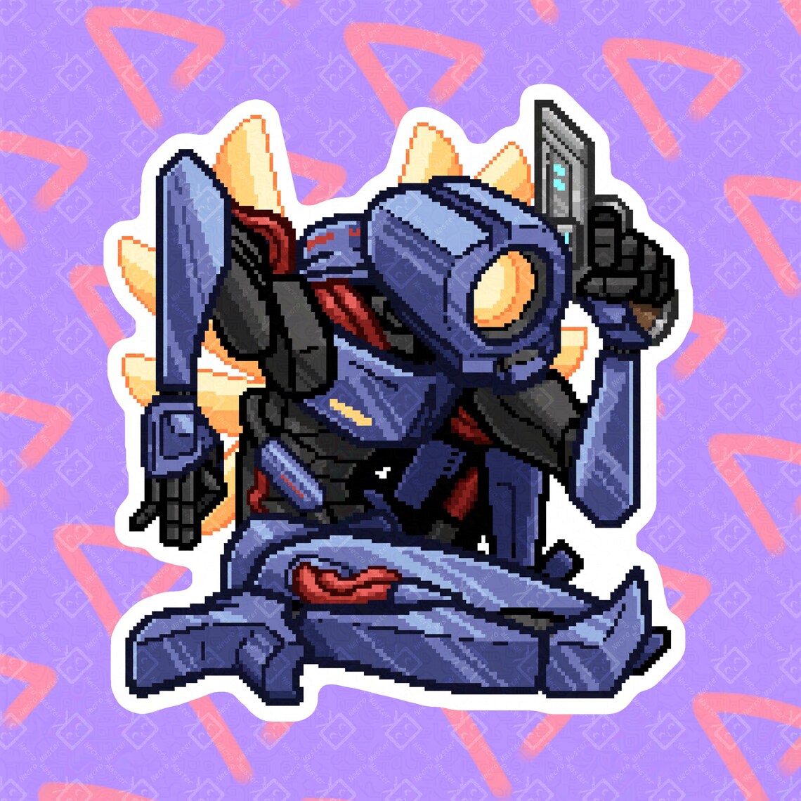 Ultra Kill Computer Sticker V1 Boxed in ULTRAKILL Die Cut Sticker Designed by Akans - Etsy