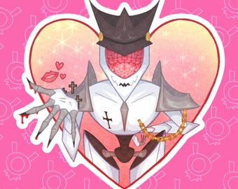 Adesivo Love Sick Diligence The Virtue Leader di The Gaslight District disegnato da RoboPuffy