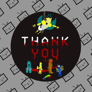 Thank You ULTRAKILL Inspired Die Cut Sticker 2" Matte or Glossy Designed By Master Necro