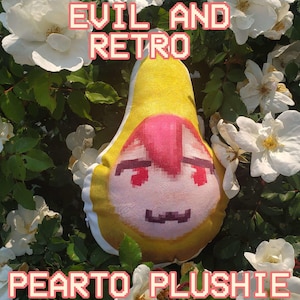 Pearto Kasane Teto Pillow Plush UTAU Synthv Vocaloid Designed by 747shove