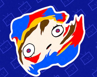 Pomni Smear Episodio 8 Adesivo TADC disegnato da Master Necro