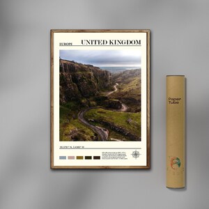 United Kingdom Print, United Kingdom Wall Art, United Kingdom Poster, United Kingdom Photo, United Kingdom Poster, UK, Digital Oil Paint