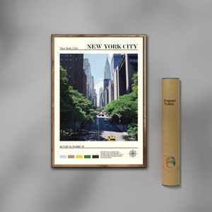 New York City Print, New York City Wall Art, New York City Poster, New York City Photo, New York City Poster, USA, Real Photo, Traveller