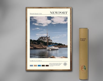 Newport Print, Rhode Island Wall Art, Newport Poster, Newport Photo, Newport Poster, USA, Real Photo, Traveller, Rhode Island