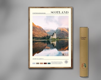 Scotland Print, Scotland Wall Art, Scotland Poster, Scotland Photo, Scotland Poster, United Kingdom, UK, Real Photo, Traveller