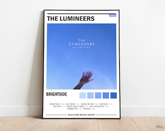 The Lumineers Poster | Brightside Album Cover | Print Album Wall Art | Home Decor | Music Gifts | Digital | High Quality Print Poster