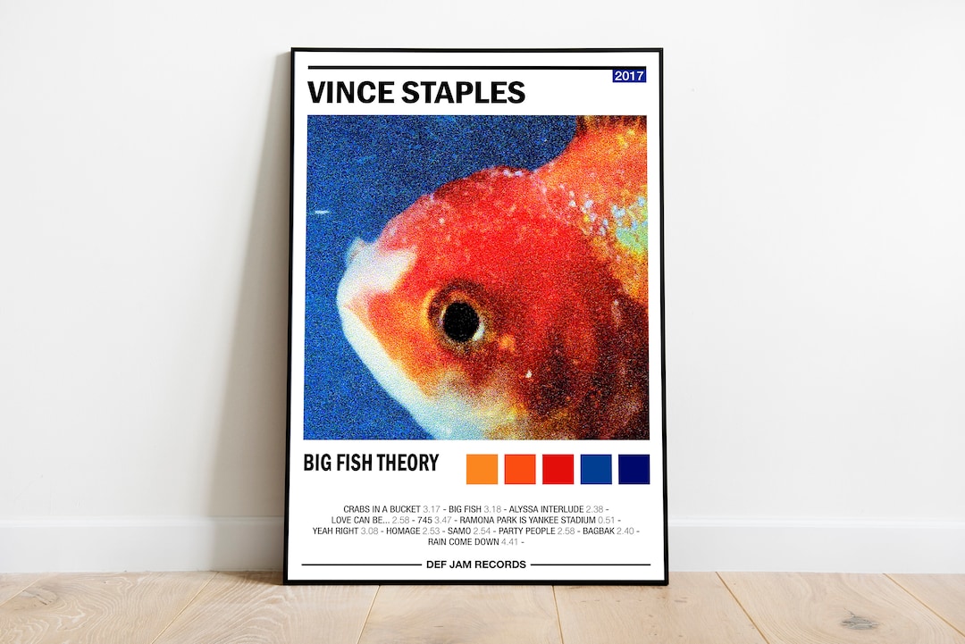 Vince Staples Poster | Big Fish Theory Album Cover | Print Album